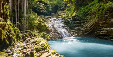 Водопады Руфабго, Адыгея
