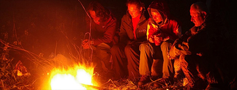 Палаточный лагерь на Парамушире
